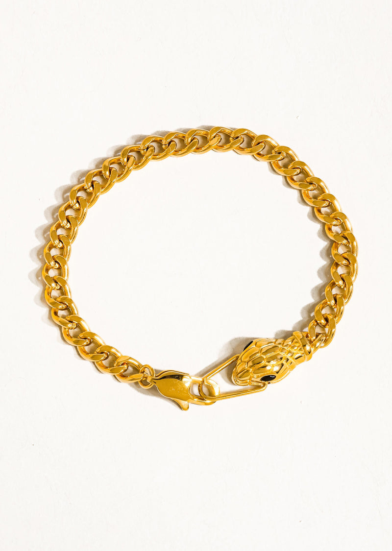 18K GOLD PLATED SNAKE BRACELET