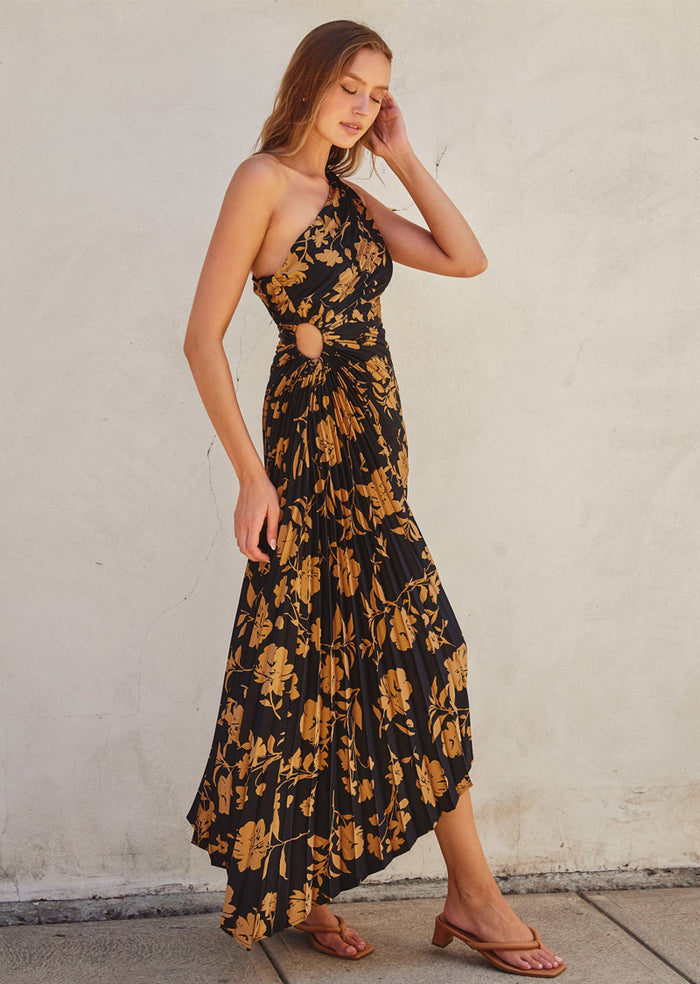 HELENA PRINTED GODDESS DRESS