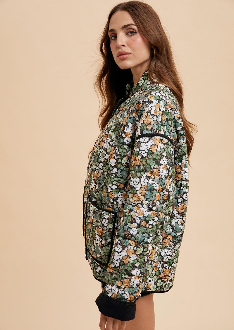 BELLA QUILTED FLORAL JACKET