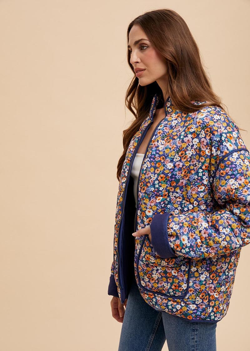 BELLA QUILTED FLORAL JACKET