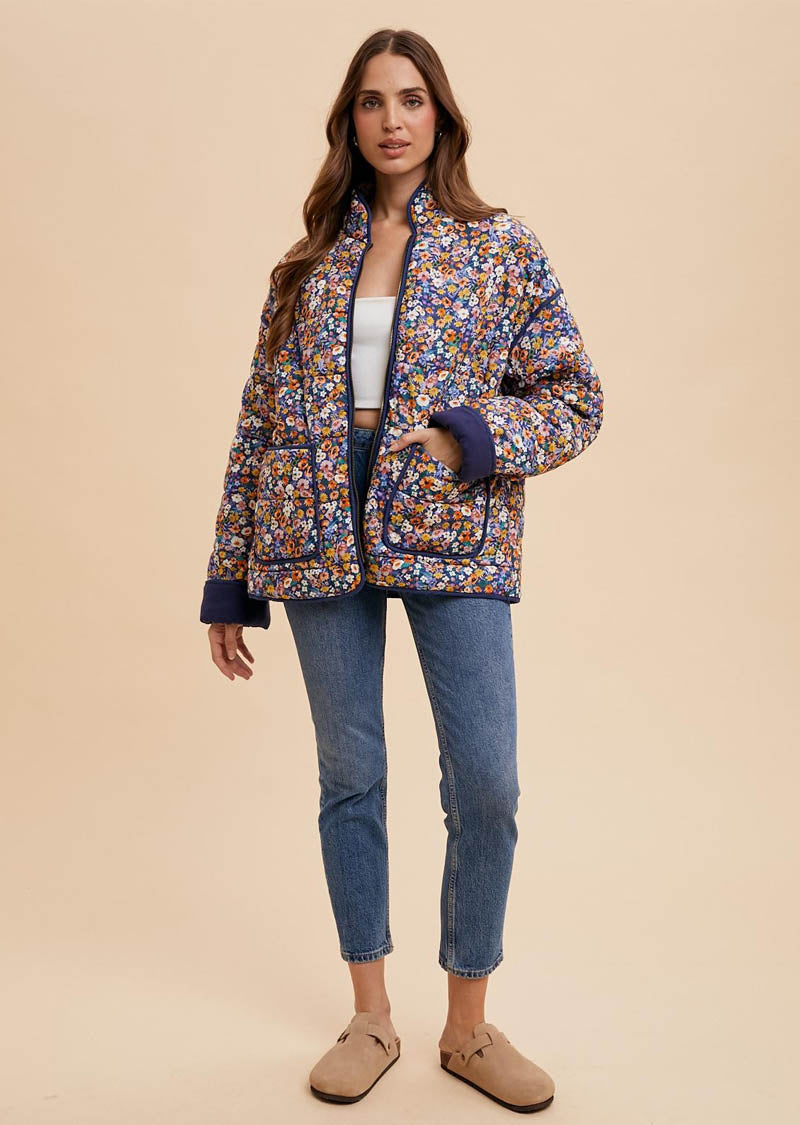 BELLA QUILTED FLORAL JACKET