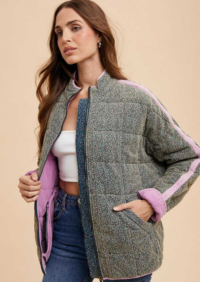 CHLOE QUILTED CORDUROY JACKET